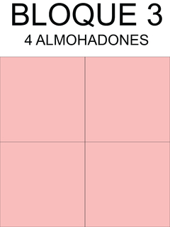 ALMOHADONES CUADRADOS COD A-1239 - tienda online