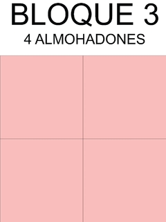 ALMOHADONES CUADRADOS COD A-714 - tienda online