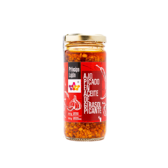 Ajo Picado En Aceite De Girasol Picante x200gr Príncipe Luján