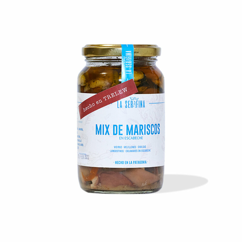 Mix de mariscos en escabeche x360gr La Serafina