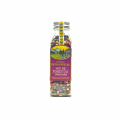 Mix de pimientas ahumadas Granjas Patagonicas x50gr