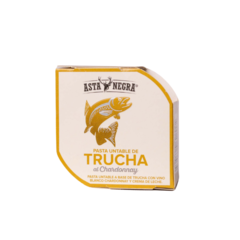 Pasta untable de trucha al chardonnay x80gr Asta Negra