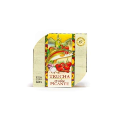 Trucha en salsa picante x80gr Granjas Patagónicas