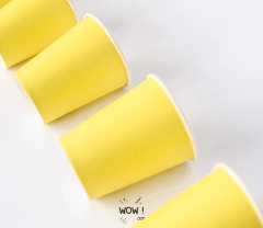 VASO POLIPAPEL AMARILLO X 5 - comprar online