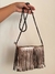 Bolsa Franjas Transversal Boho Com Alça em Correntaria na internet