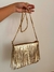Bolsa Franjas Transversal Boho Com Alça em Correntaria