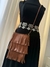 Bolsa Franja Tripla Boho Com Alça Removível