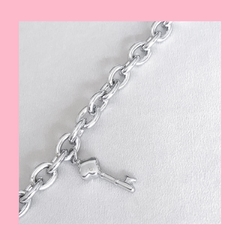 Pulsera con Llave en Acero Quirúrgico