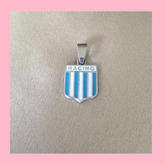 Dije del Escudo de Rancing Esmaltado en Acero Quirúrgico
