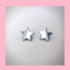 Aros de Estrellas Grandes en Acero Quirúrgico