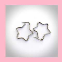 Argolla de Estrella en Acero Quirúrgico