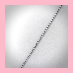 Pulsera Finita Modelo Rolo Redonda en Acero Quirúrgico