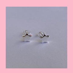 Aros de Estrella en Acero Quirúrgico Blanco
