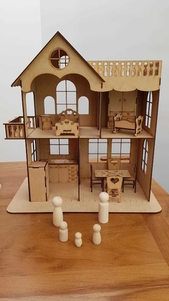 Casita con todos sus muebles