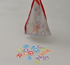 Letras para el agua sin bolsa