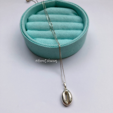 Colar com Pingente Búzios - Prata 925