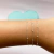 Pulseira Veneziana com Bolinhas - Prata 925 na internet