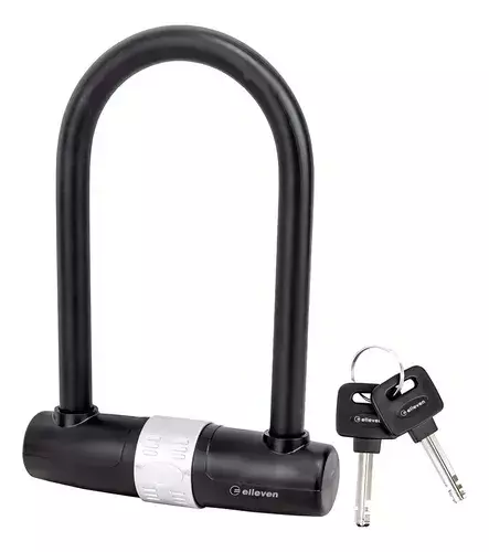Cadeado U-Lock Chave 170x245mm Preto