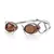 OCULOS DE NATACAO SWEDISH PRO MARROM/TRANSPARENTE