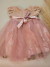 Vestido Infantil Rosa, Salmão com Flores no Tamanho 2 - Petit Cherie - loja online