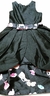 Vestido Infantil Preto com Flores no Tamanho 6 - Petit Cherie - loja online