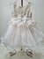 Vestido Infantil Branco com Dourado no Tamanho 2 - Petit Cherie