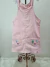 Jardineira Jeans Infantil na Cor Rosa com Bordados no Tamanho 12 - Mon Sucré - Kids Mix ♡ Verdadeiras Princesas