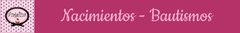 Banner de la categoría NACIMIENTOS Y BAUTISMOS.