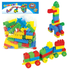 Blocos de Montar - Bloquinhos 96 Peças Ref 332 - Ggb - comprar online