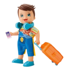 Boneco My Little Collection Vamos Viajar - Menino na internet