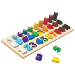 Brinquedo Montessori - Tabuleiro Mdf 3x1 - comprar online