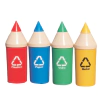 Conjunto Reciclalápis 4 Lixeiras De Plástico 20 litros Ref. 3020