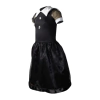 Fantasia Infantil - Wandinha Vestido Luxo Tamanho P - Importada