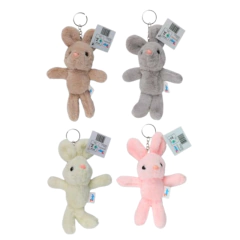 Chaveiro de Pelucia Pascoa 15cm Coelho Color - comprar online