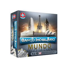 Jogo de Tabuleiro Banco Imobiliário Mundo - Estrela