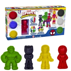 Brinquedo Marvel Spidey e Amigos Massinha de Modelar - Cotiplás Ref. 2700