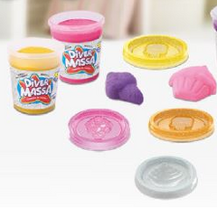 Diver Massas Com Gliter Massa De Modelar - comprar online
