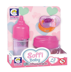 Brinquedo Soffi Baby Kit Alimentação - Cotiplás Ref. 2673 - comprar online