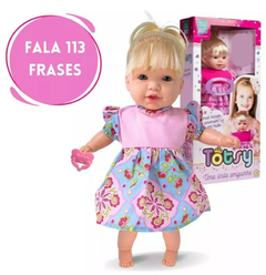 Boneca Totsy com Cabelo - Fala 113 Frases