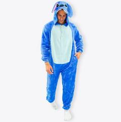 Macacão Kigurumi Stitch Tamanho P Adulto