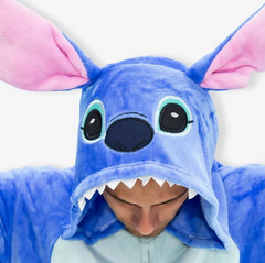 Macacão Kigurumi Stitch Tamanho P Adulto - Japan Brinquedos