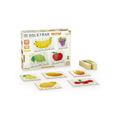 Quebra-Cabeça Soletrar Frutas - Junges