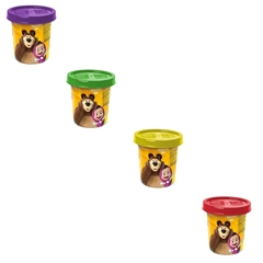 Brincando Com Os Números Masha E O Urso Massinha de Modelar - Cotiplás Ref. 2892 na internet