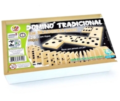 Domino Tradicional Madeira (Estojo) - Junges