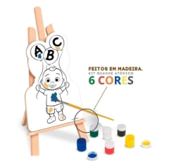 Kit Pintura com Cavalete - Cocomelon - Nig na internet
