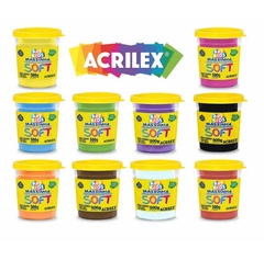 Massa para Modelar Soft Violeta 500g - Acrilex - comprar online