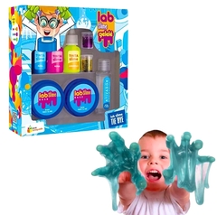 Kit para Fazer Slime - Lab Slime Gelele Tie Dye 197g Kit 3666 - Doce Brinquedo