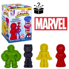 Molde Surpresa Marvel Spidey e Amigos Massinha de Modelar - Cotiplás Ref. 2750