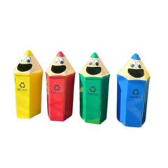 Lixeira Lápis Sextavada 50 Litros Fibra De Vidro - 1 unidade - comprar online