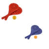 Jogo De Raquetes Frescobol Infantil Praia Beach Tennis